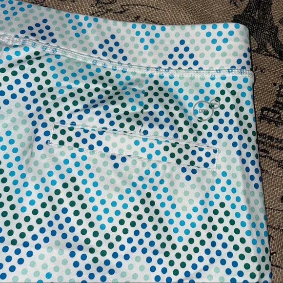 Puma Sportlife Style Dry Cell Blue/Green/White Dots Print Tennis Skort Size L - Picture 6 of 11